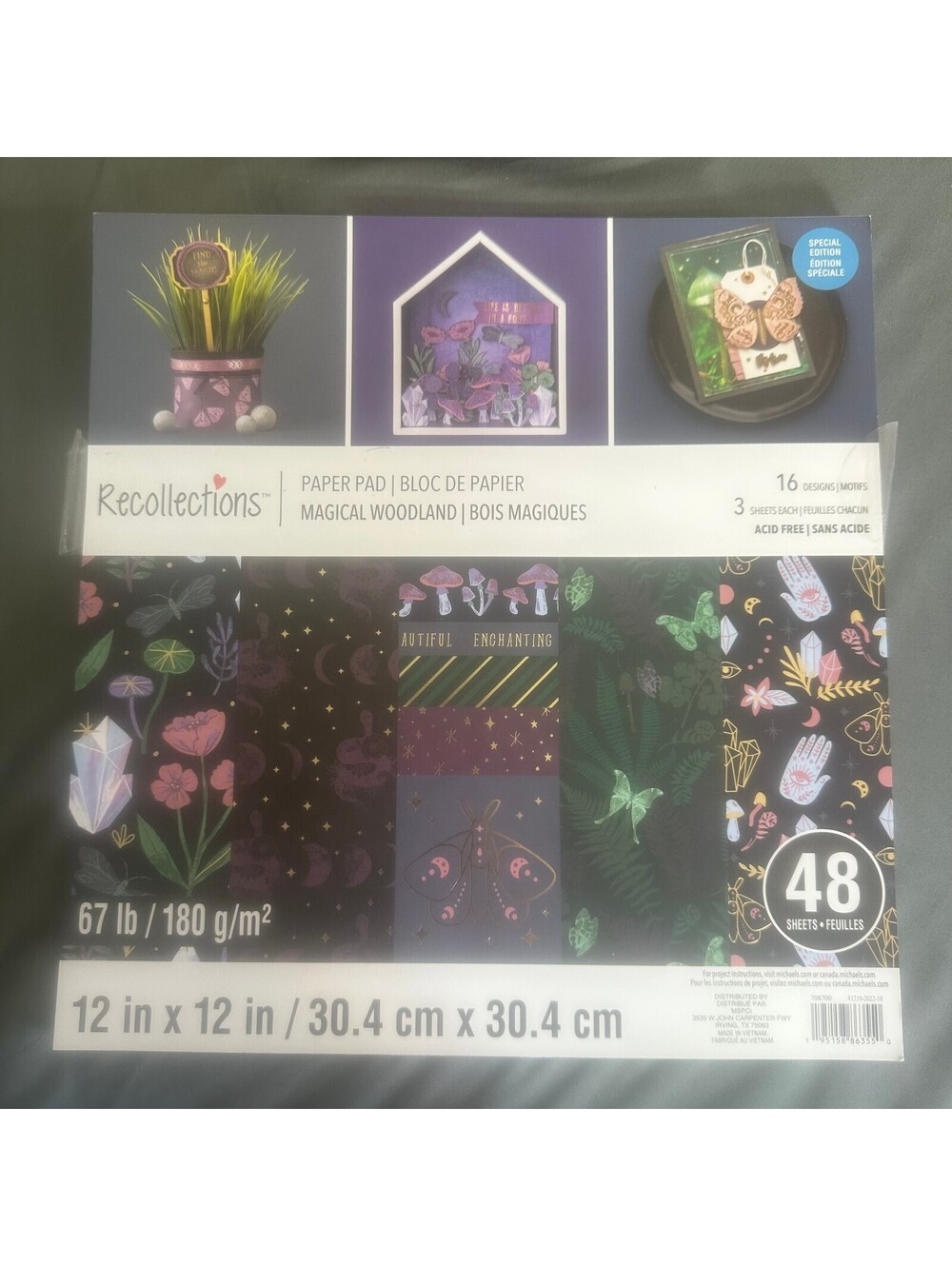 Recollections Magical Woodlands 12x12 Paper Pad